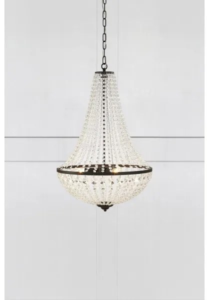 Markslöjd 107028 - Lampadario di cristallo su catena GRÄNSÖ 3xE14/40W/230V