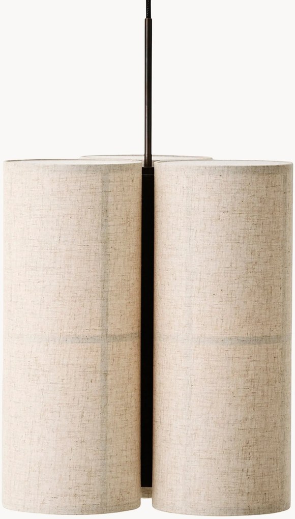 Lampada a sospensione in lino artigianale Hashira