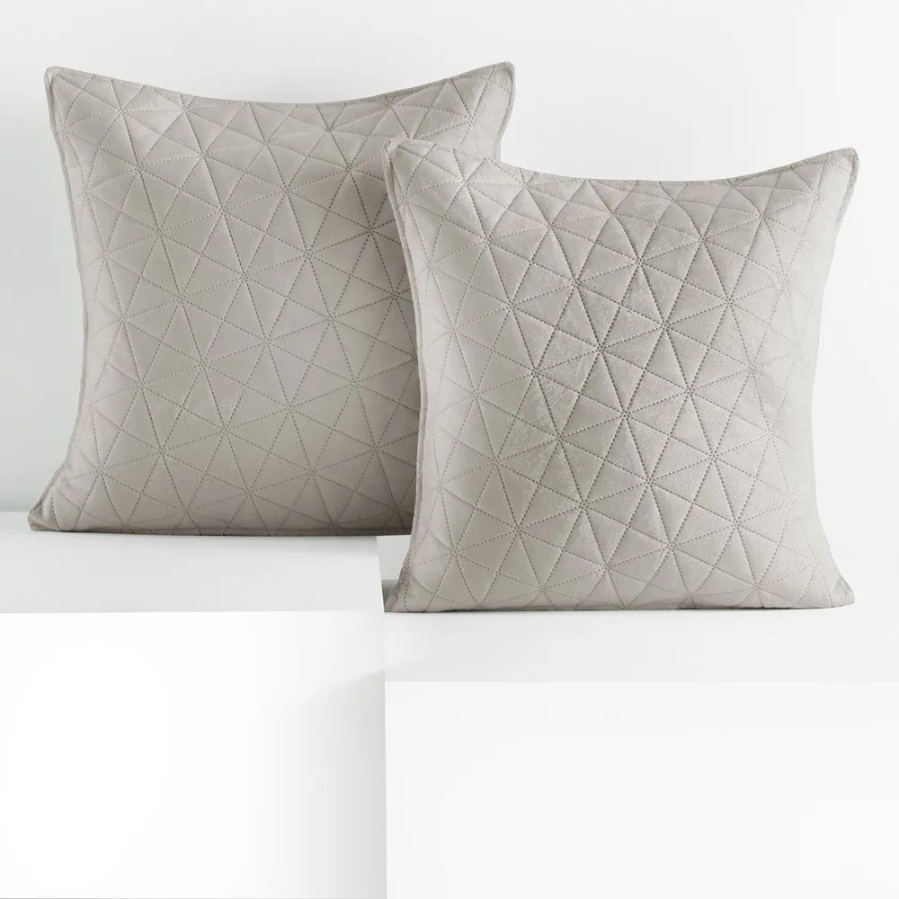 Federe decorative in set in velluto 2 pz 45x45 cm Laila – Restilo