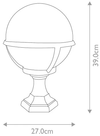 Elstead - Lampada da esterno GLENBEIGH 1xE27/100W/230V IP44