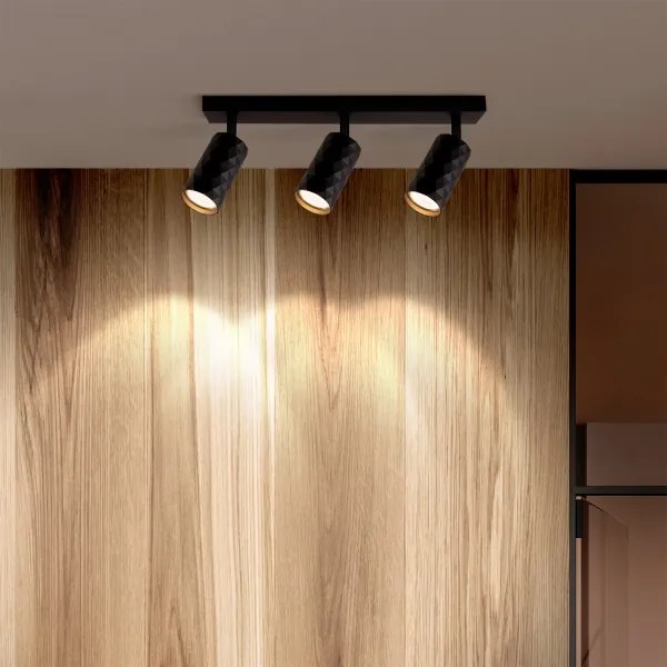 Brilagi - LED RGBW dimmerabile faretto SELE DIAMANT 3xGU10/4,8W/230V nero