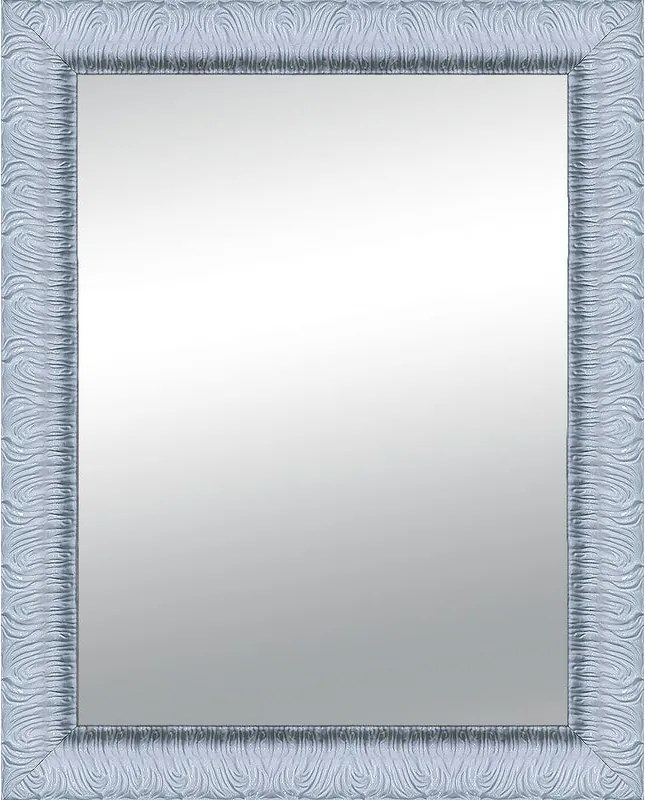 Specchio Matteo rettangolare in legno bianco 98 x 138 cm