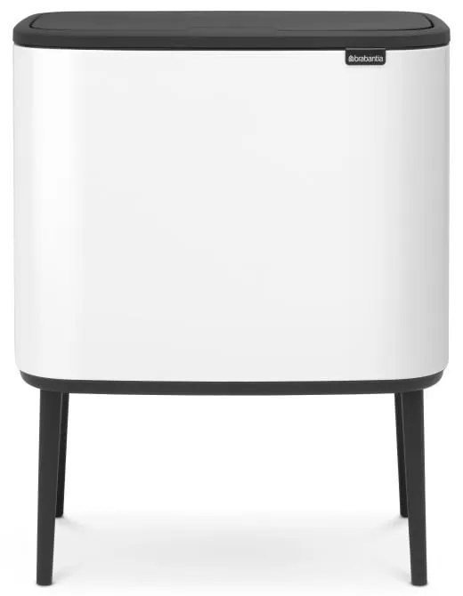 Cestino per la spazzatura in acciaio bianco per raccolta differenziata/touch 33 l Bo Touch Bin – Brabantia