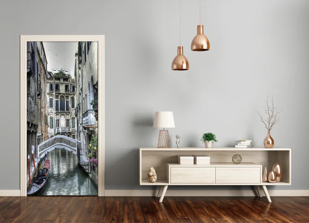 Adesivo per porta interna Venezia, Italia 95x205 cm