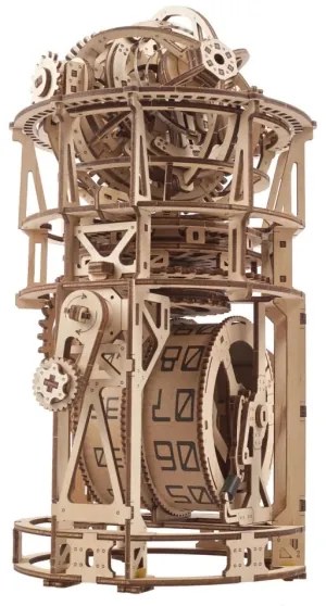 Ugears - 3D puzzle meccanico in legno Orologio con tourbillon