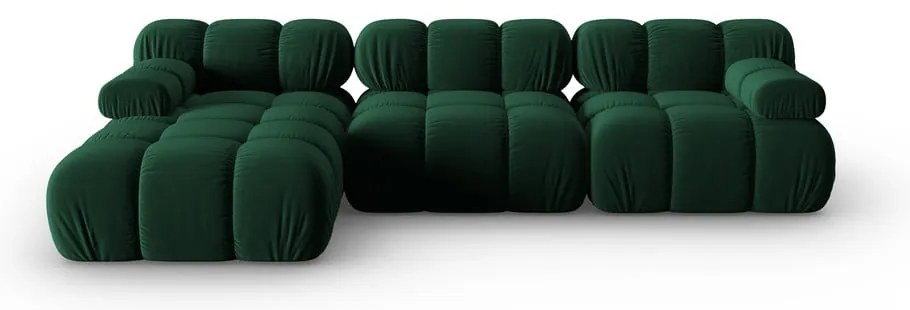 Divano in velluto verde 285 cm Bellis - Micadoni Home
