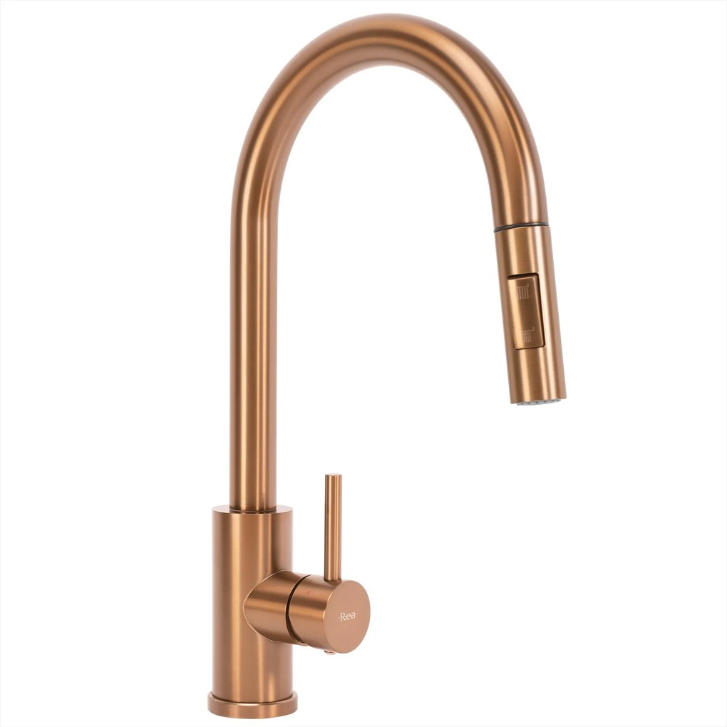 Rubinetto da cucina Rea Fresh Brush Copper