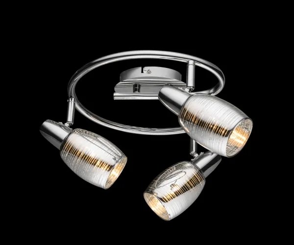 Globo 54986-3 - Faretto CARSON 3xE14/40W/230V