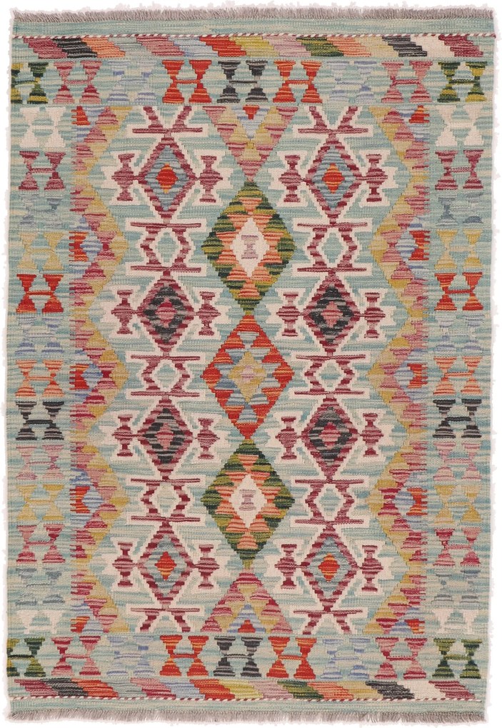Kilim Tappeto 100 x 150 (Afghanistan) Tessuto A Mano