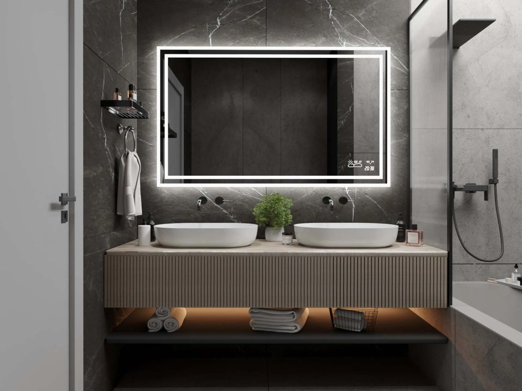 Specchio con illuminazione LED  M3