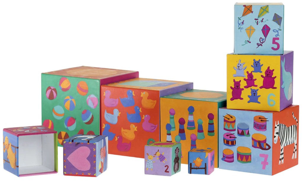 Cubi da sovrapporre - piramide - il mio giorno