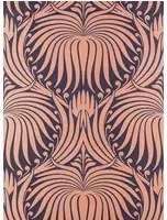Farrow & Ball Carta da parati Lotus - Black/ Copper