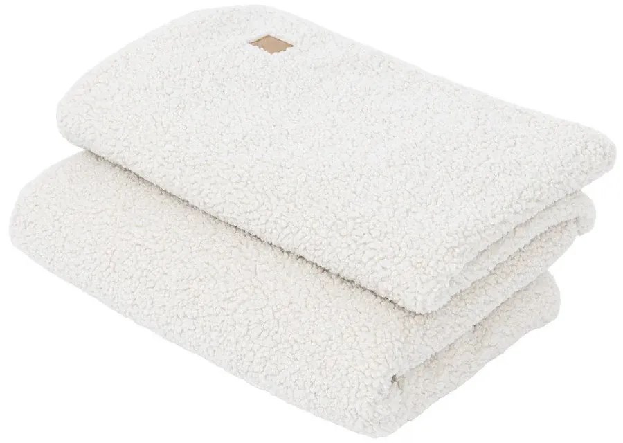 Coperta per bambini color crema in sherpa 100x77 cm – Meowbaby