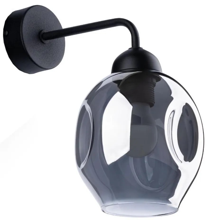 Sollux SL.1143 - Applique FILLAN 1xE27/60W/230V nero