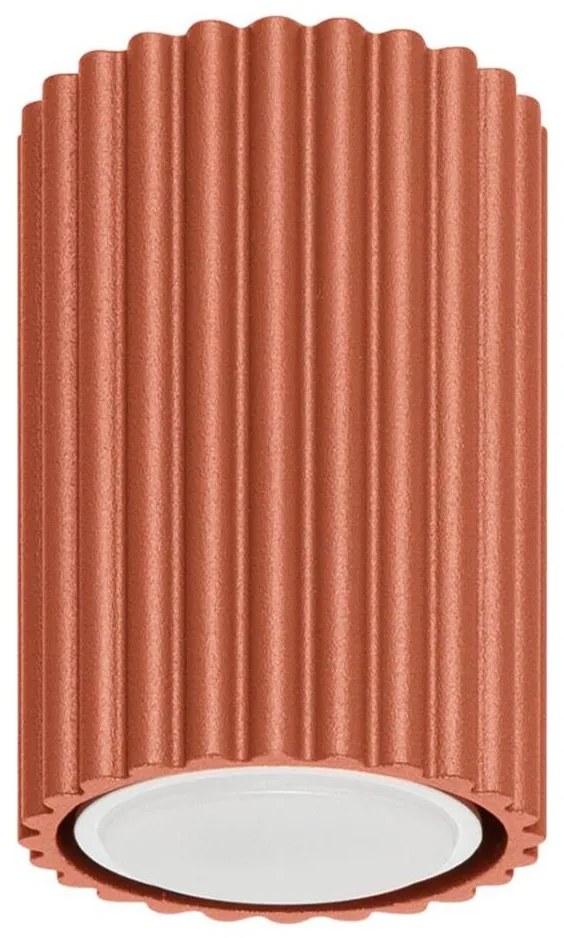 Sollux SL.1625 - Faretto KARBON 1xGU10/10W/230V 10 cm rosso