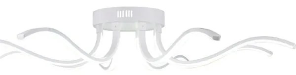 Plafoniera LED Lidia Ø 70 cm bianco IP20 cct da bianco caldo a bianco freddo con regolazione di temperatura, 5000 lumen