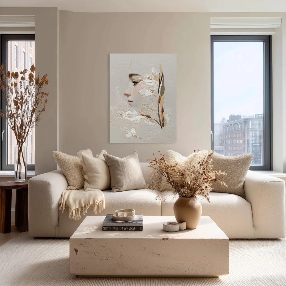 Dipinto 60x80 cm Stitched Bloom – Styler