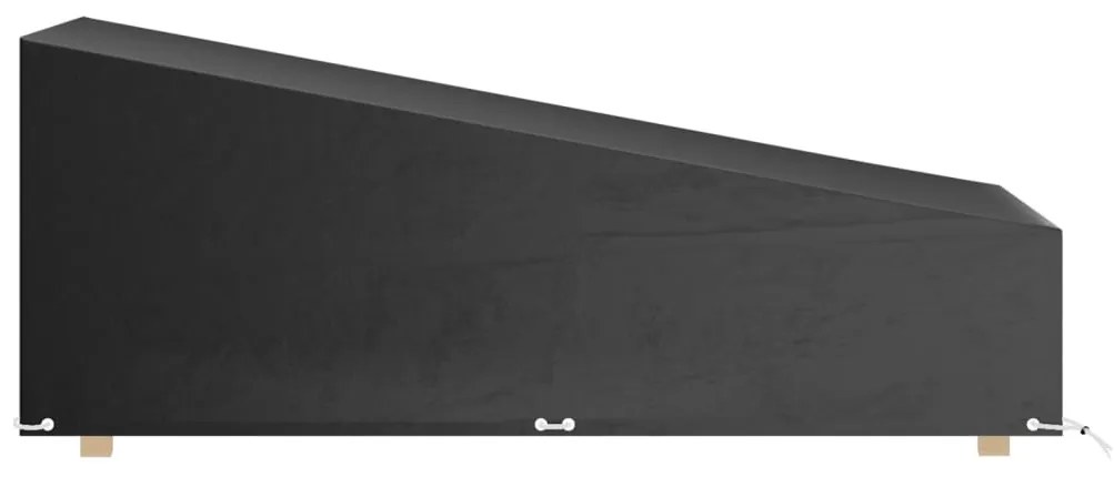 Coperture sdraio 2pz 12 occhielli 200x65x35/60 cm polietilene