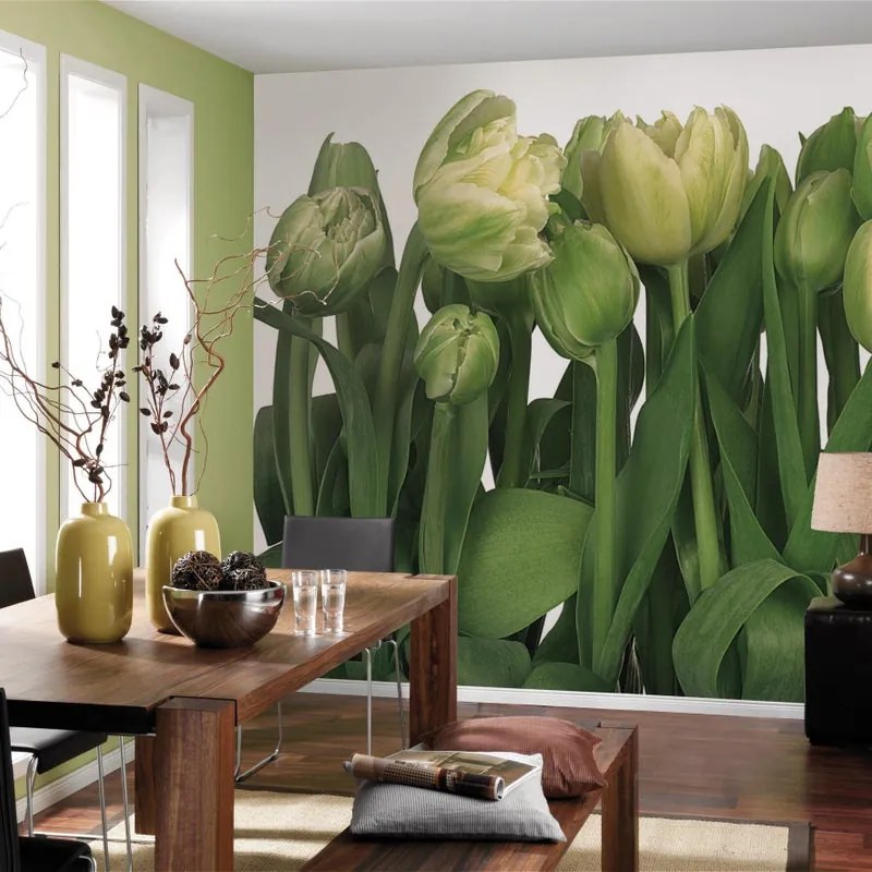 Fotomurale KOMAR Tulips, Multicolore 368X254 cm