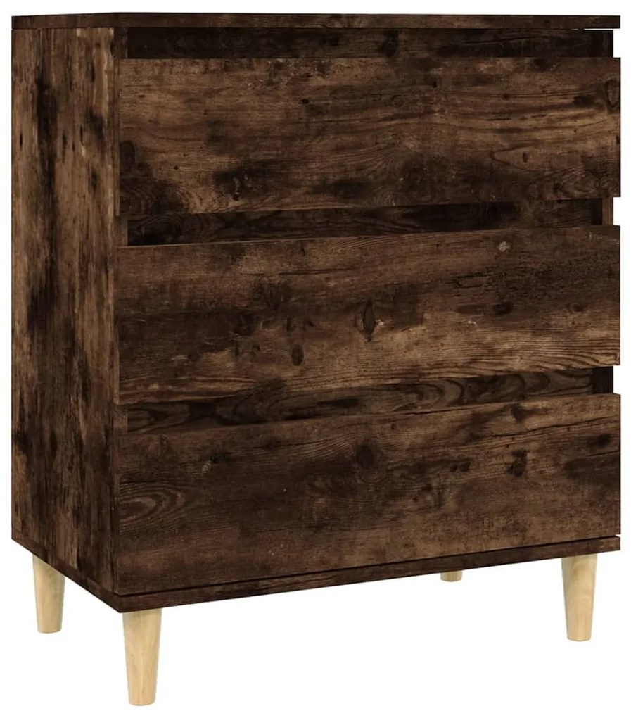 Credenza rovere fumo 60x35x70 cm in legno multistrato