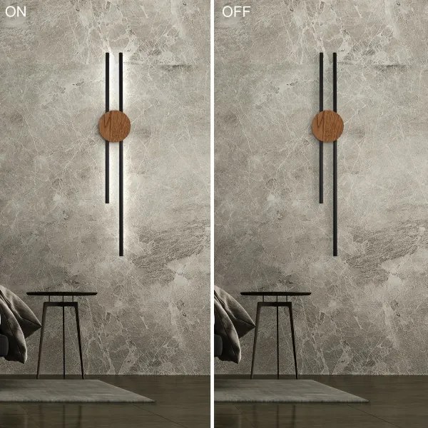 Brilagi - Applique a LED WOODY COLLINE LED/15W/230V 80 cm quercia ciliegio