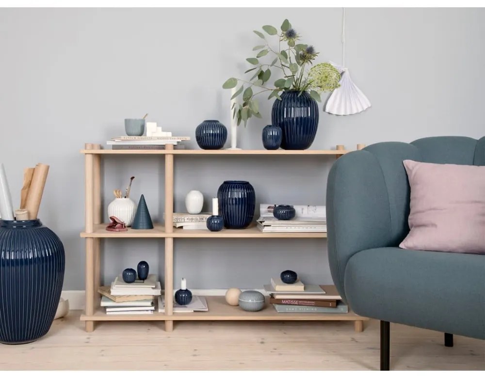Vaso in ceramica blu scuro Hammershøi - Kähler Design