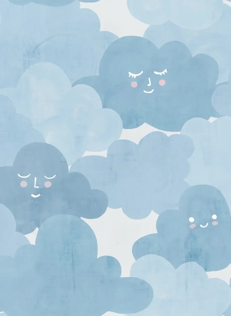 Rebel Walls Tapete Happy Clouds - Sky