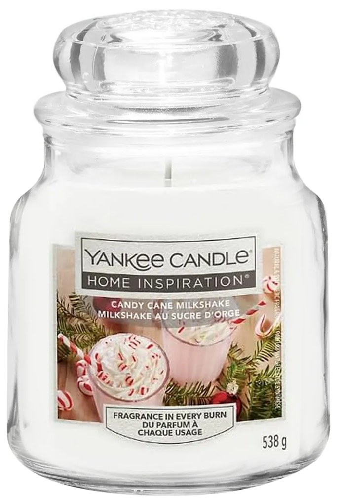 Candy Cane Milk, candela in giara media Yankee Candle