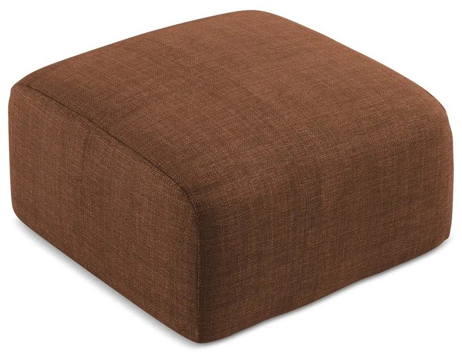 Poggiapiedi color terracotta Leila – Makamii