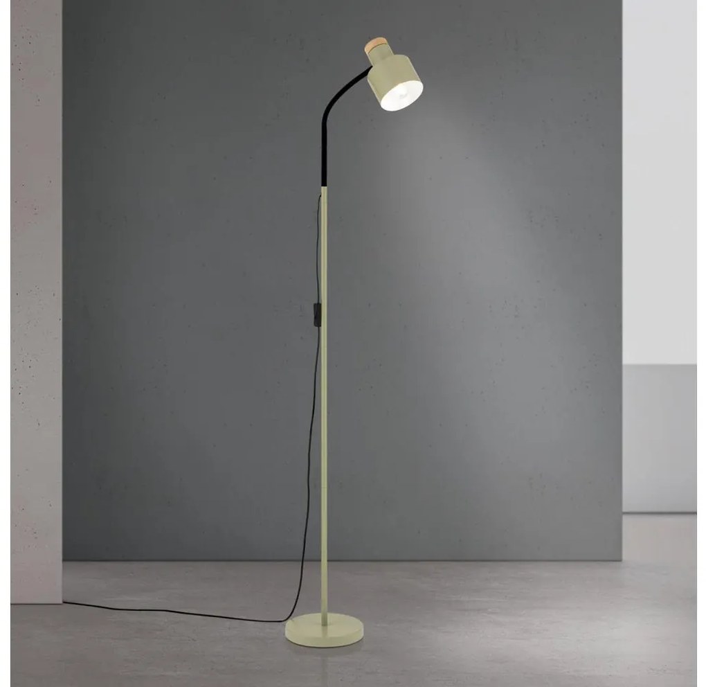 Orion - Lampada da terra GILI 1xE27/40W/230V verde