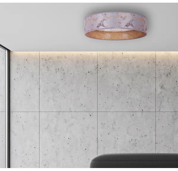 Brilagi - Plafoniera LED VELVET STAR LED/24W/230V d. 40 cm grigio/oro