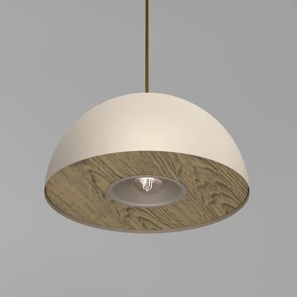 Lampadario a sospensione con filo ELGUND 1xE27/15W/230V beige