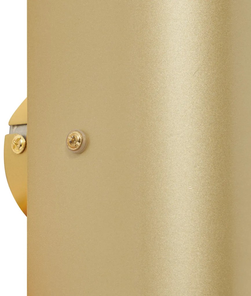 Lampada da parete moderna oro 2 luci - Gotthard