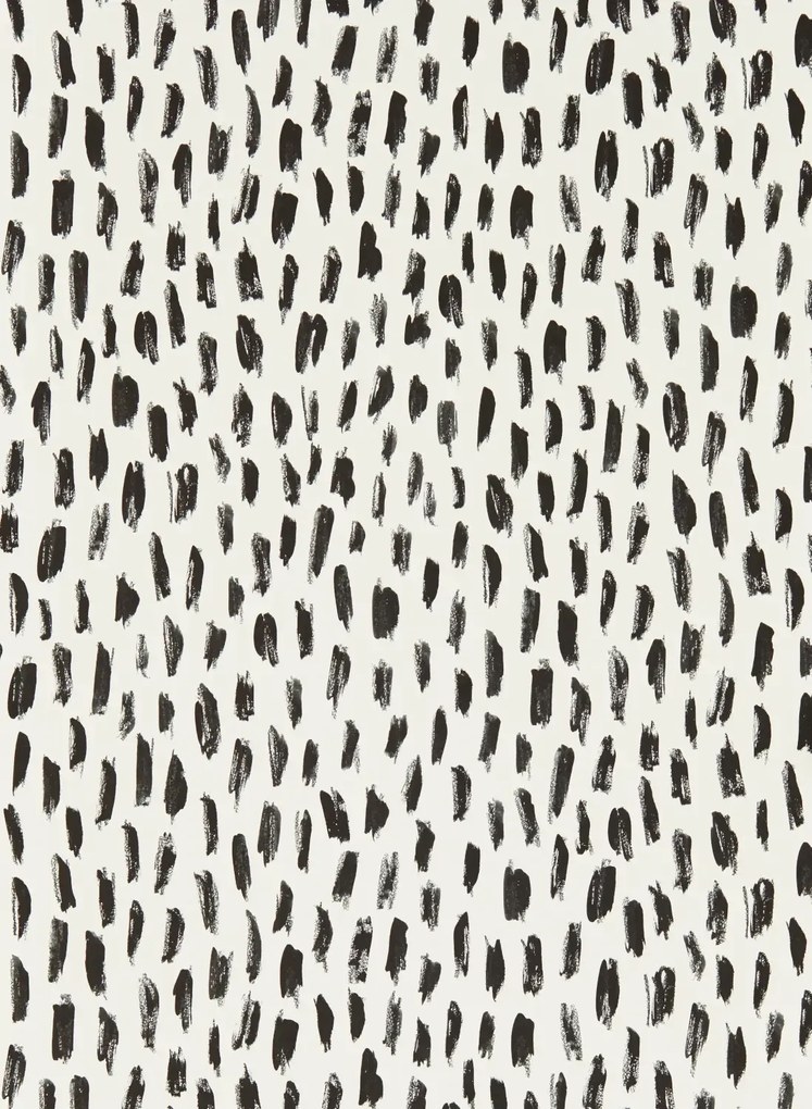 Clarke & Clarke Carta da parati Loxley - Ivory/ Noir