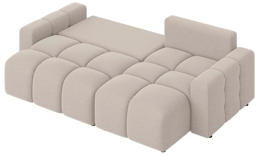 Divano angolare beige allungabile (con composizione variabile) Luki – Ropez