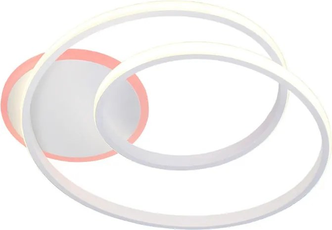 Plafoniera LED Malena Ø 40 cm bianco IP20 cct da bianco caldo a bianco freddo con regolazione di temperatura, 4500 lumen