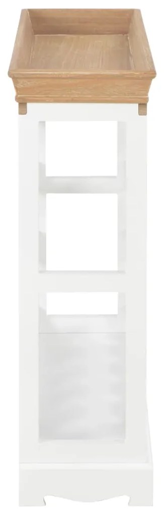 Mobile portavini bianco 70x22,5x70,5 cm in mdf