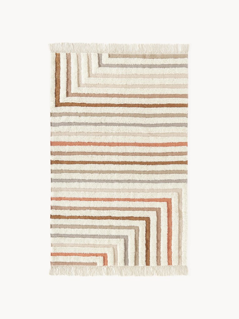 Tappeto kilim fatto a mano con frange Calais