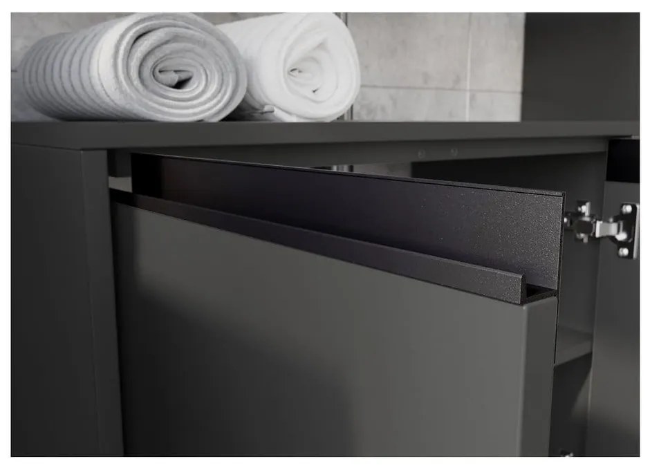 Set da bagno color antracite Lemont - Germania