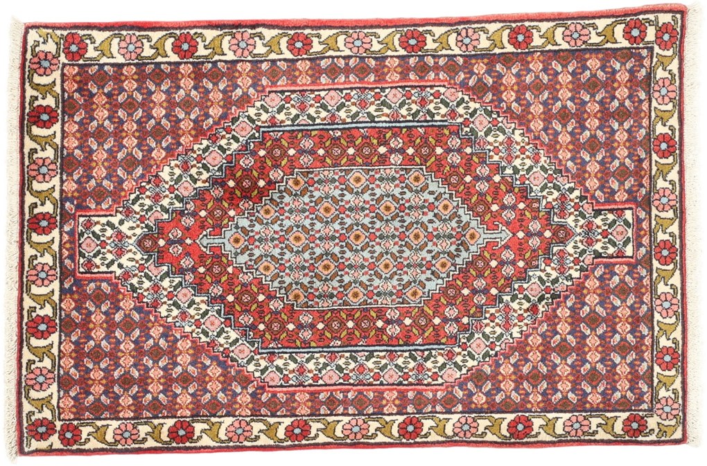 Sandjan Tappeto persiano 120x80 (Iran) Annodato A Mano