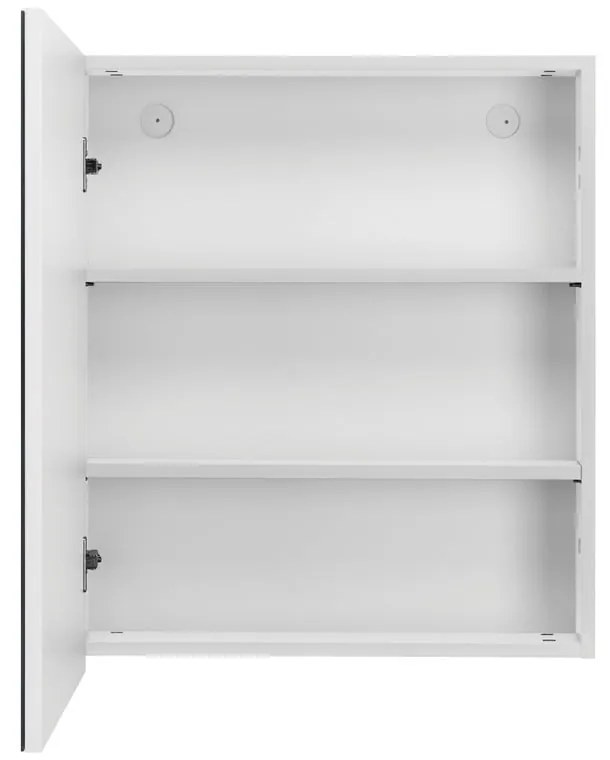 Mobile da bagno a parete bianco con specchio , 60 x 70 cm Wisla - Støraa