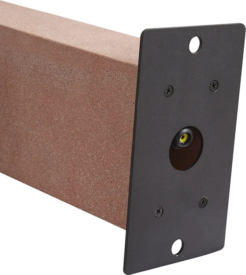 Lampione da esterno moderno terracotta 35cm IP44 - Pompei