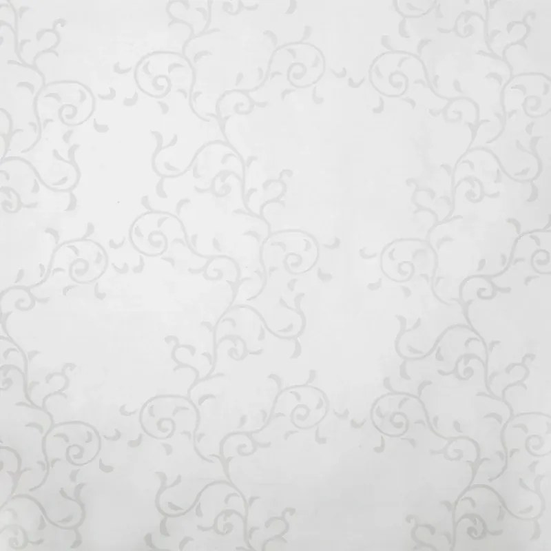 Tenda doccia 180x200cm poliestere bianco con motivetti munita di ganci