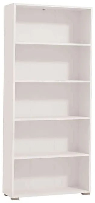 MADDIE - libreria cinque ripiani moderno minimal in legno