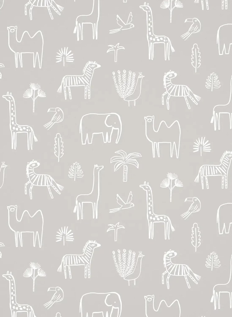 Harlequin Carta da parati Funky Jungle - Stone