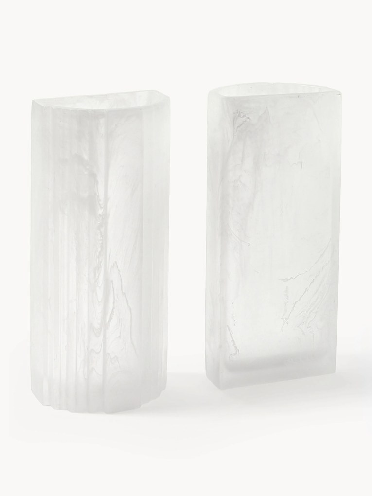 Set di 2 vasi Jabu, alt. 25 cm
