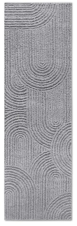 Passatoia grigia 80x240 cm Chappe Light Grey - Elle Decoration
