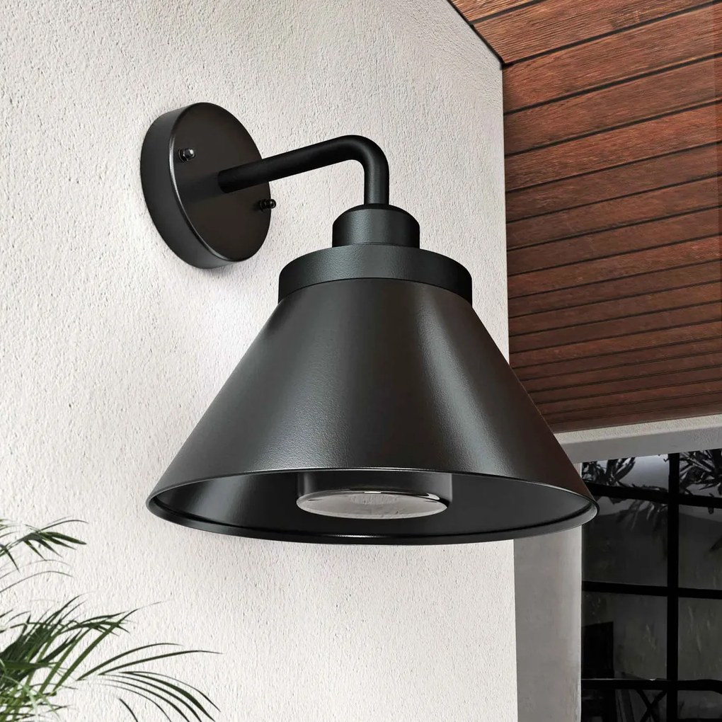 Applique E27 Nera IP54 per Esterni - Serie FOCUS