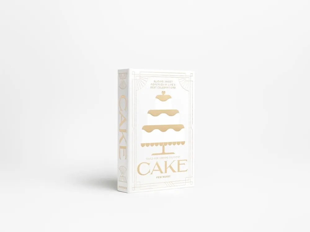 Set di forchettine da dolci bianco/argentato in acciaio inox The Essentials Cake Tools – Printworks