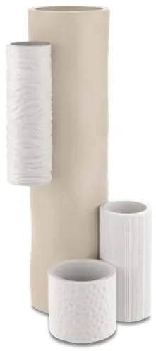 BONGELLI PREZIOSI vaso con forme particolari a 4 bocche h 34 nocciola